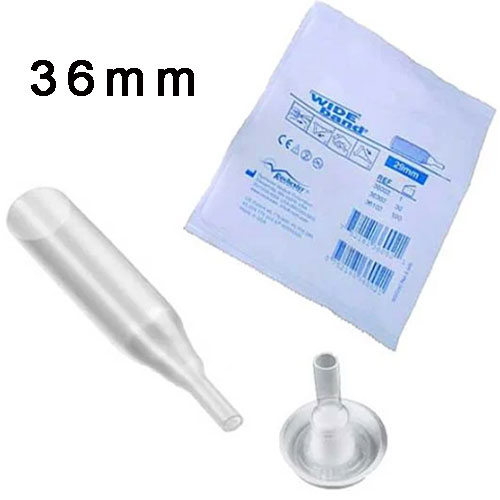 36mm Wide Band External Catheters sold by Veteran Medical Supplies online store selling catheters, drainage bags, urinary kits centrally located in Kansas City Missouri shipping to the entire United States