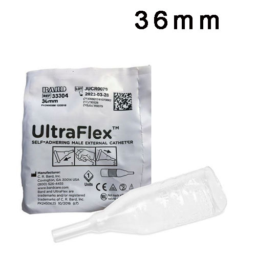 36mm UltraFlex Male External Condom Catheters sold by Veteran Medical Supplies online store selling catheters, drainage bags, urinary kits centrally located in Kansas City Missouri shipping to the entire United States